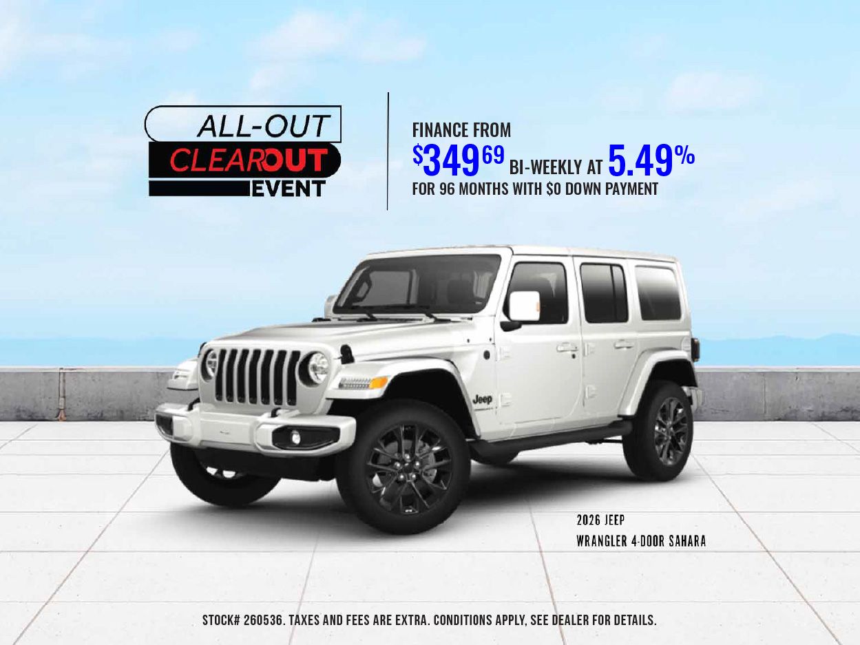 Get the 2026 Jeep Wrangler!