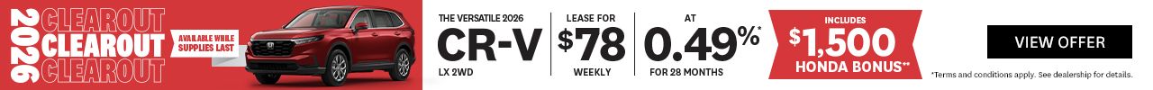 2026 CR-V LX 2WD