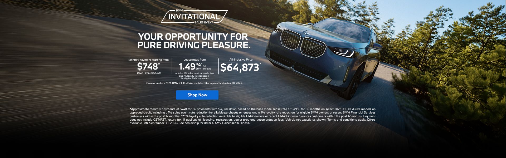September Invitation Event | X3