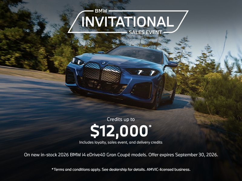 BMW Invitational Sales Event | 2026 BMW i4