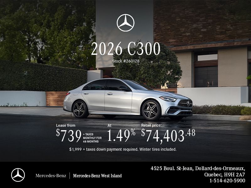 2026 Mercedes C300