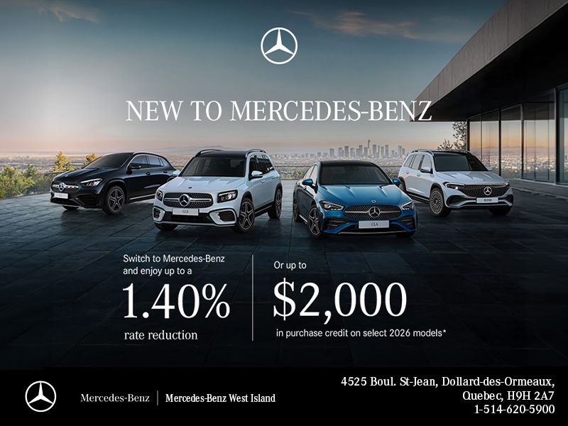 NEW TO MERCEDES-BENZ