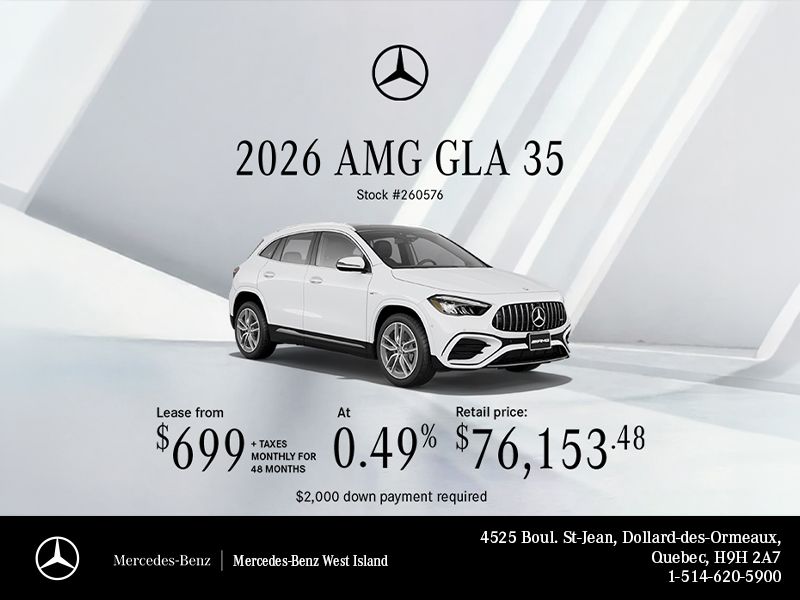 2026 Mercedes AMG GLA 35