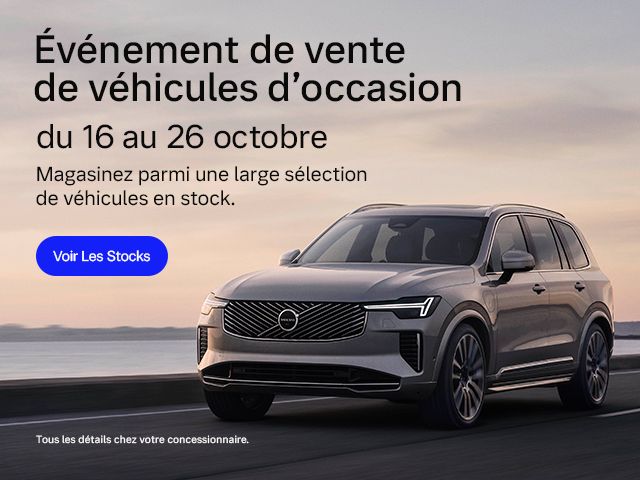 ÉVÉNEMENT DE VENTE DE VÉHICULES D'OCCASION | DU 16 AU 26 OCTOBRE