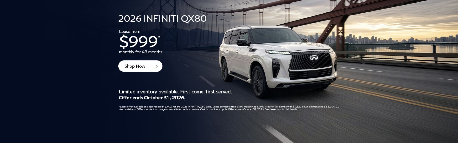 2026 QX80
