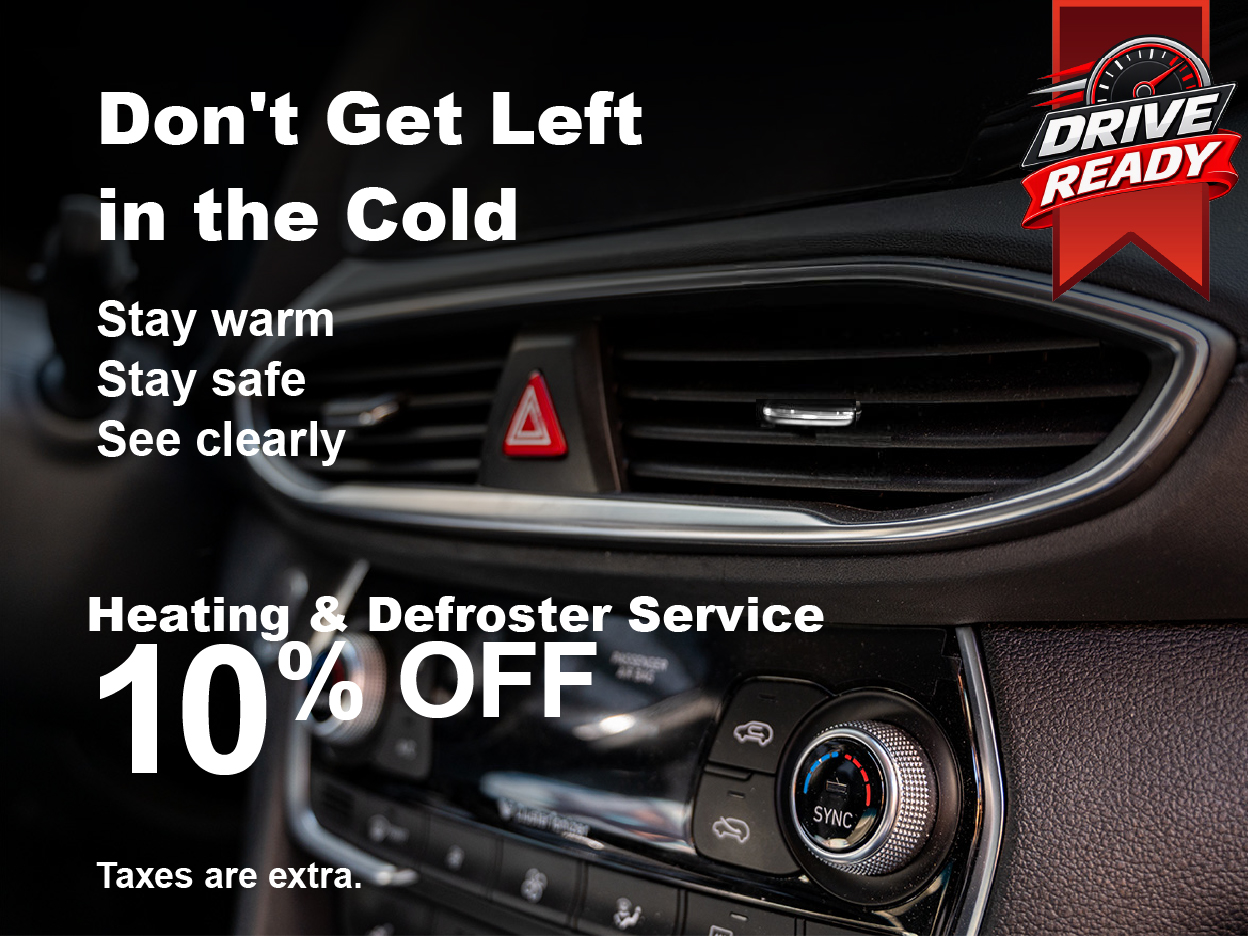 Heating & Defroster Service Special