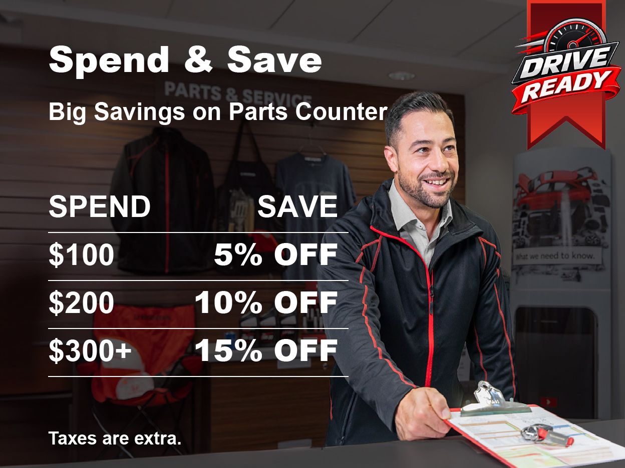 Spend & Save Parts Special