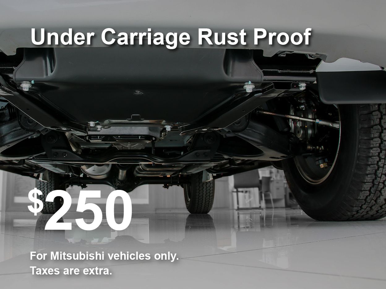 Under Carriage Rust Proofing Special