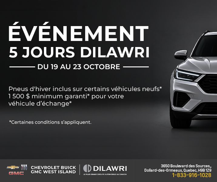 Événement 5 jours Dilawri