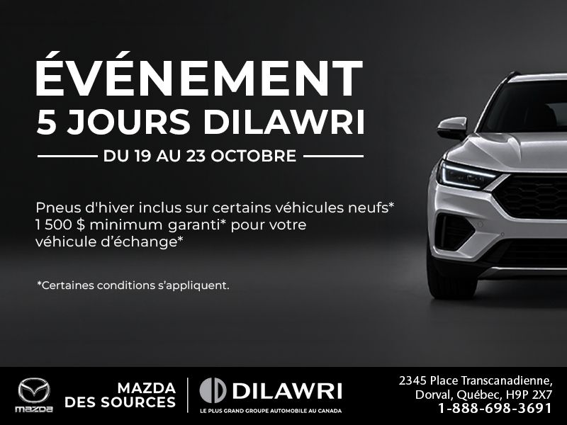 Événement 5 jours Dilawri