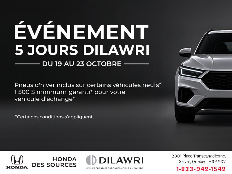 Événement 5 jours Dilawri
