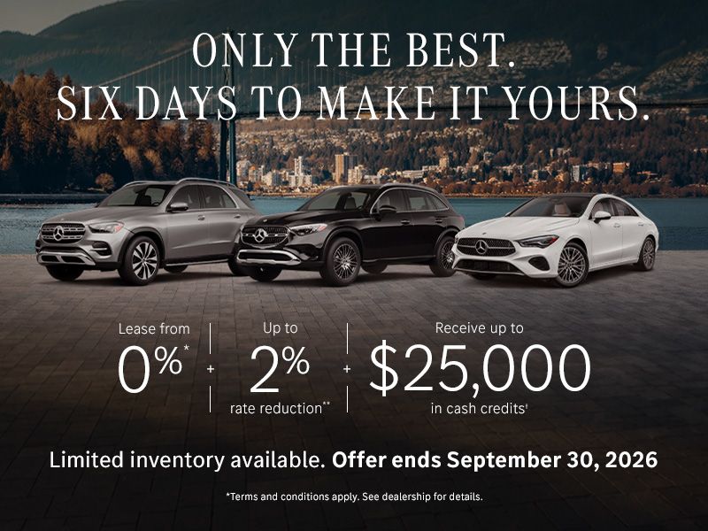 Only the best. Six days to make it yours.