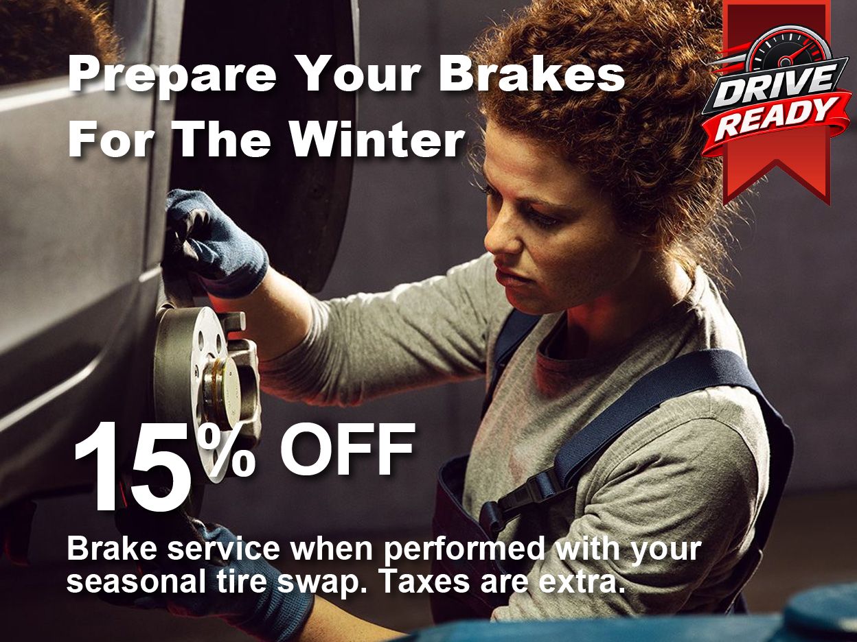 Brake Service w/ Tire Swap Special