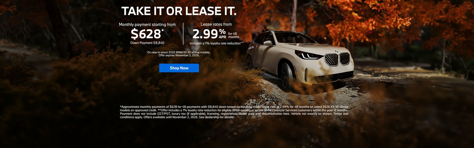 2026 BMW X3 30 xDrive