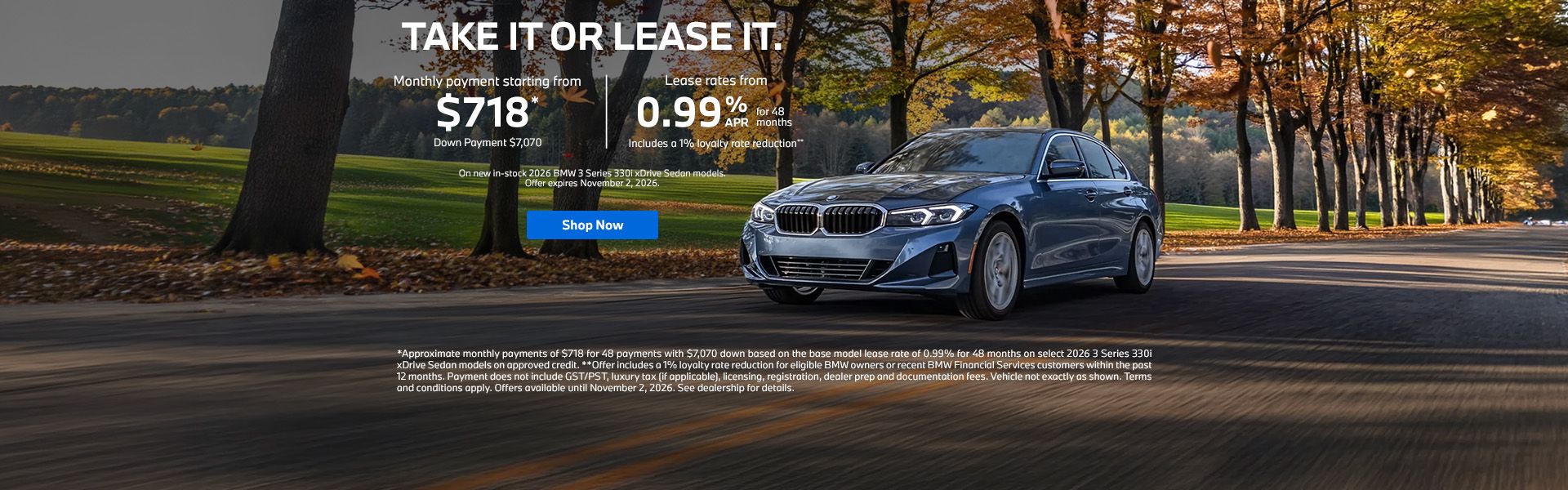 2026 BMW 3 Series 330i xDrive Sedan