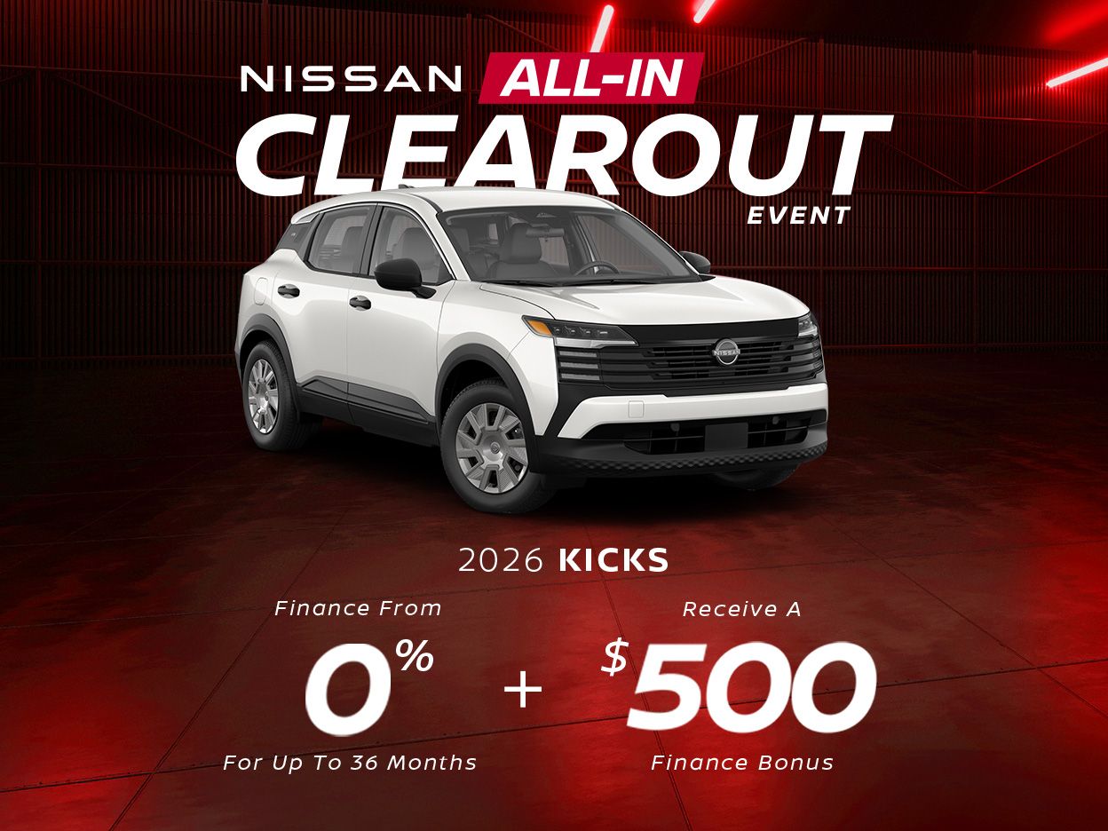 2026 Kicks - October FINANCE Offers