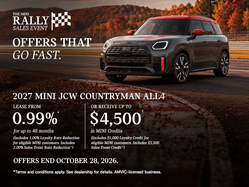 The MINI Rally Sales Event | 2027 JCW Countryman ALL4
