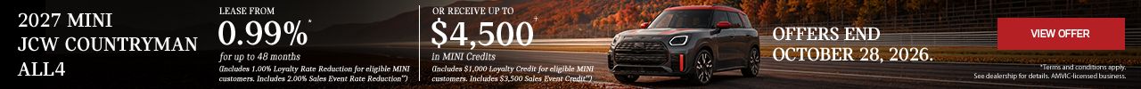The MINI Rally Sales Event | 2027 JCW Countryman ALL4