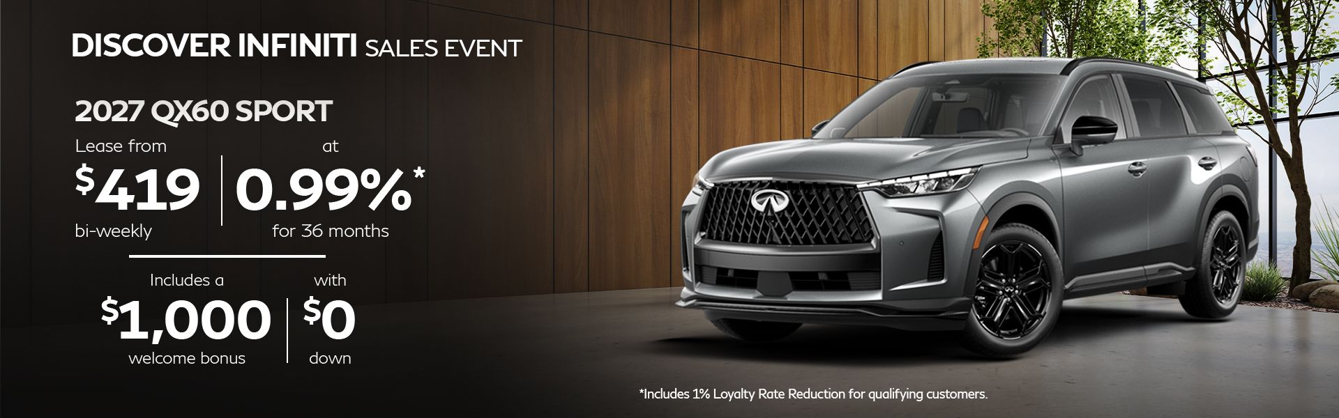 2027 QX60 - October Offers