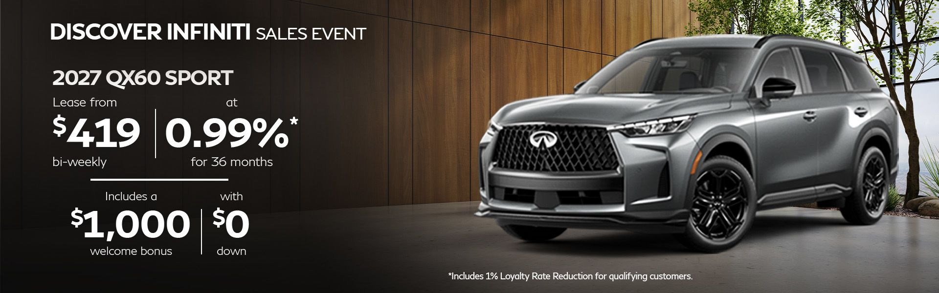 2027 QX60 - October Offers