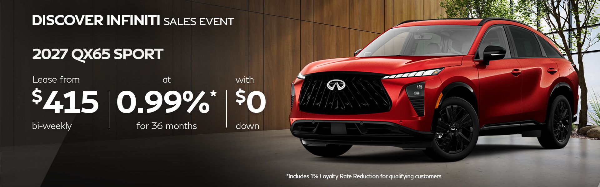 2027 QX65 - October Offers