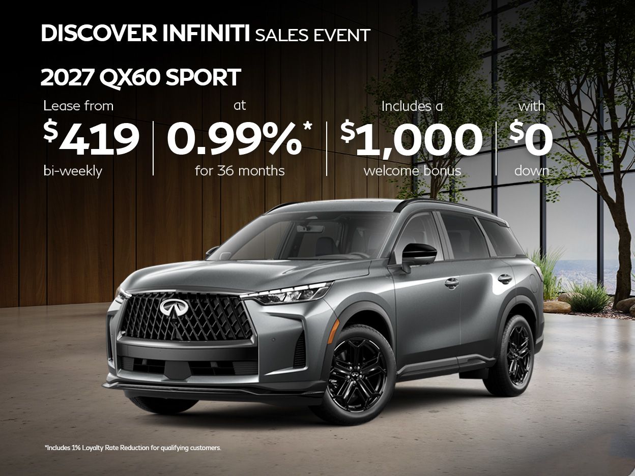 2027 QX60 - October Offers