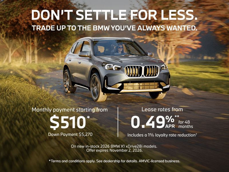 Don't Settle for Less. | 2026 BMW X1 xDrive28i