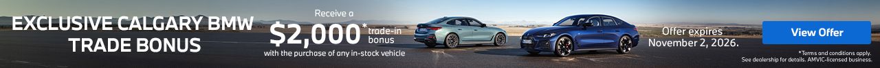 Exclusive Calgary BMW Trade Bonus