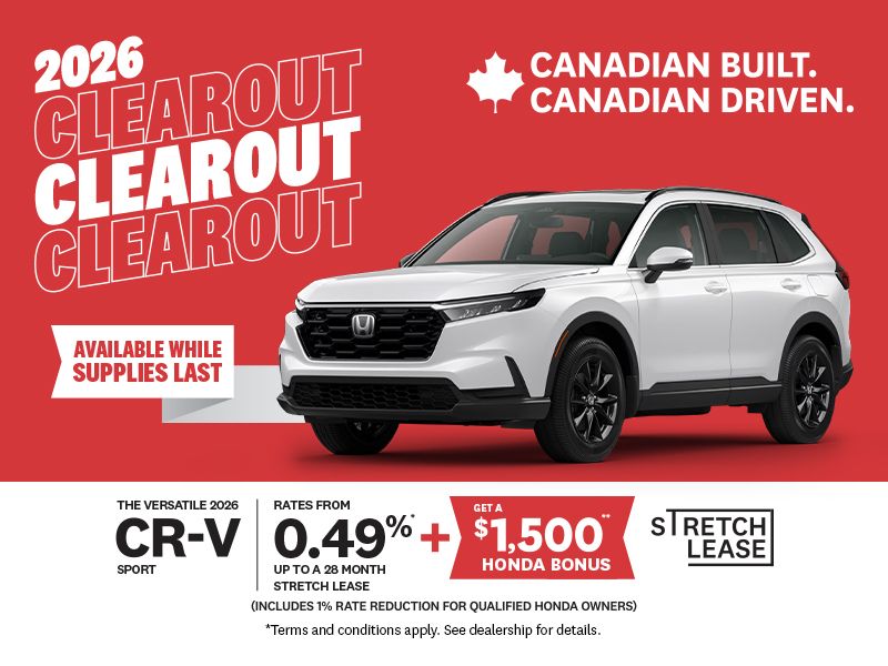 2026 Clearout | 2026 CR-V Sport