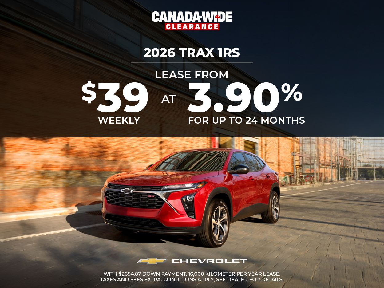 GET THE 2026 CHEVROLET TRAX