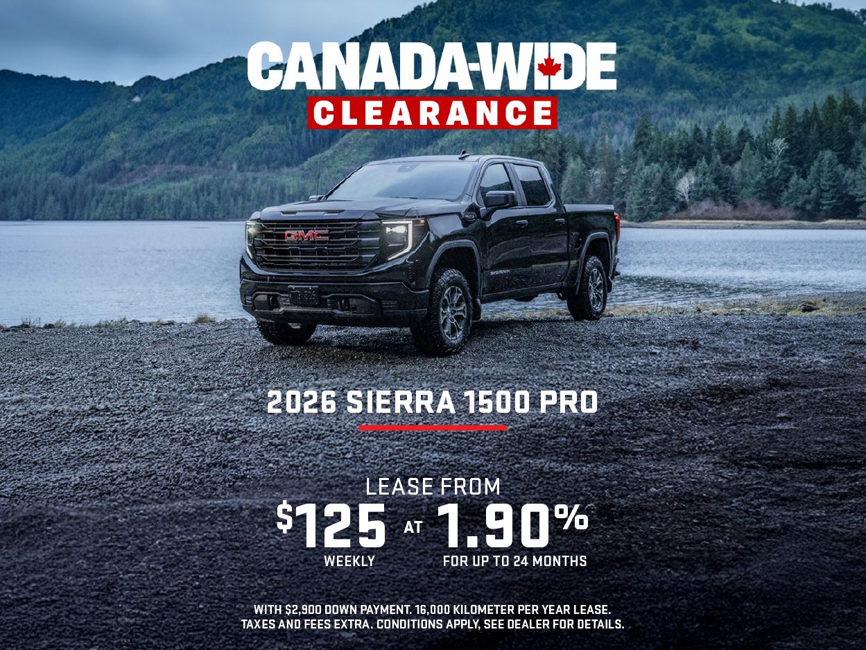 GET THE 2026 GMC SIERRA 1500