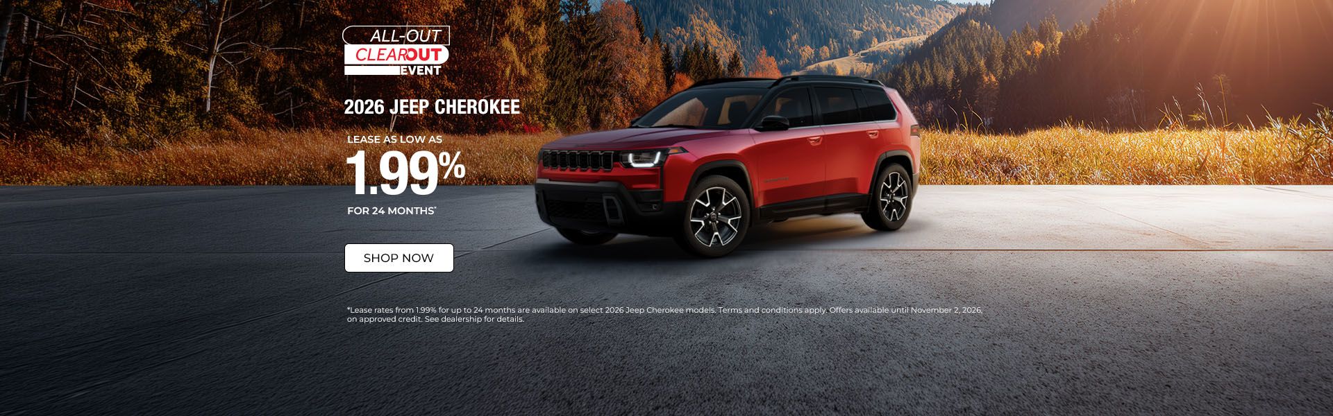 All-in Clearout Event | Cherokee