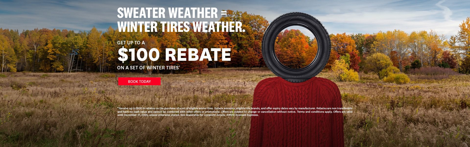 Sweater Weather = Winter Tires Weather