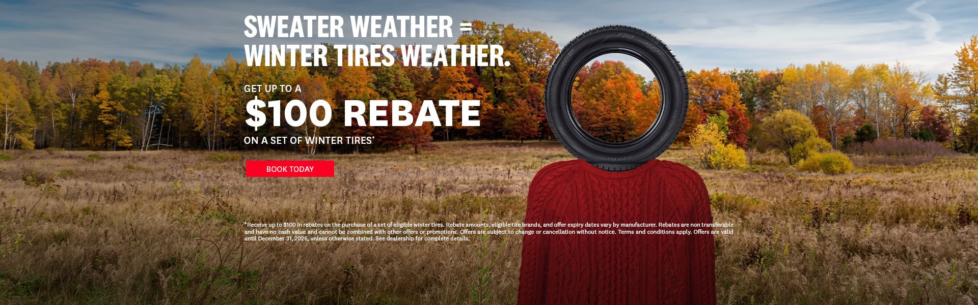 Sweater Weather = Winter Tires Weather