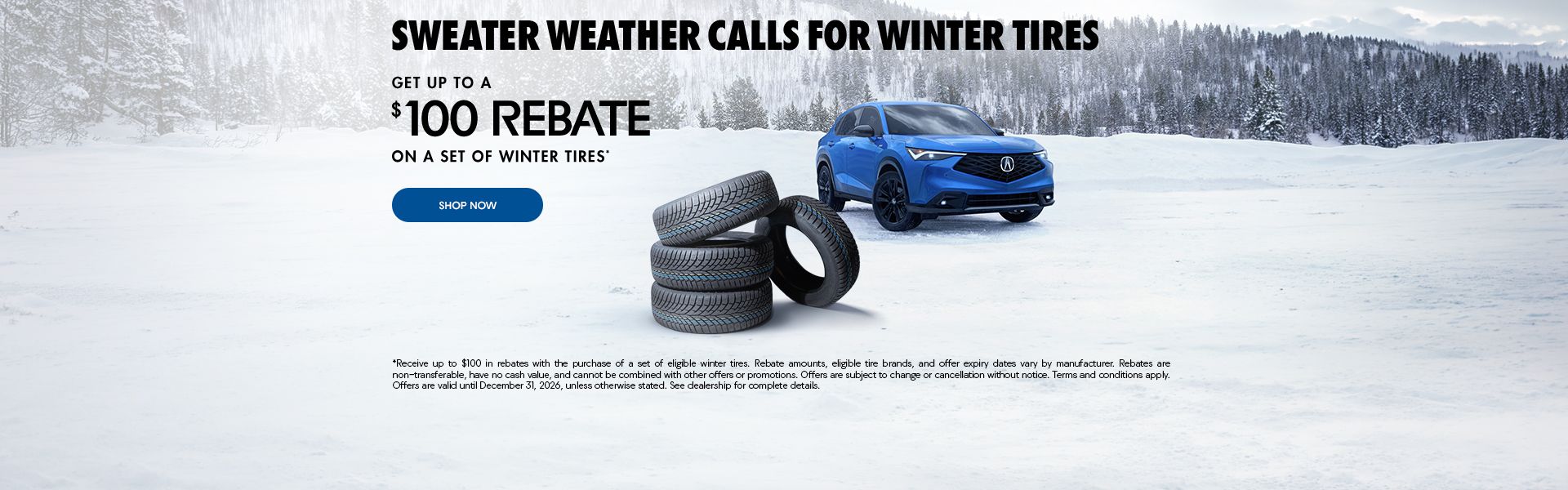 Sweater Weather Calls for Winter Tires