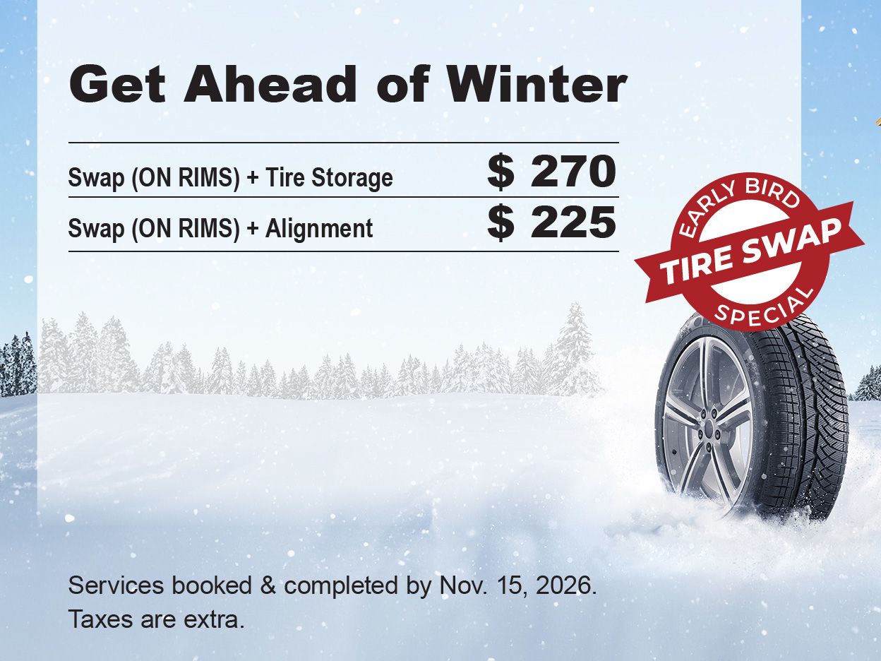 Early Bird Winter Tire Swap Special