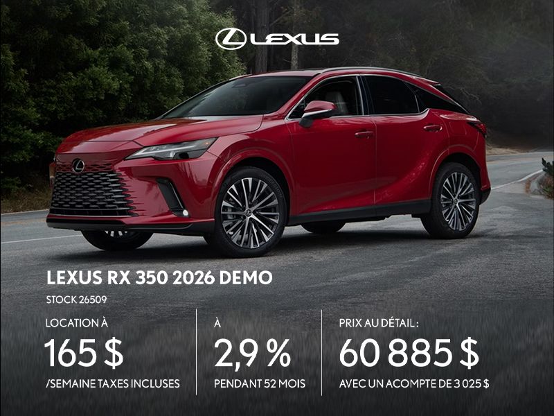 Lexus RX 350 2026