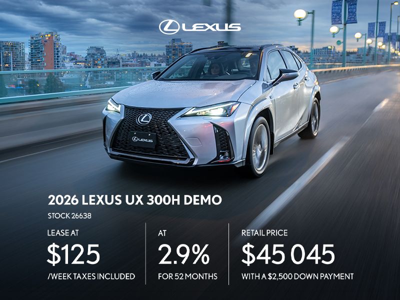 2026 Lexus UX 300h