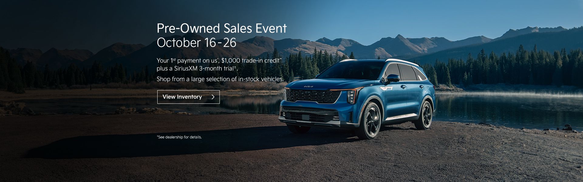 Pre-owned Sales Event | October 16–26
