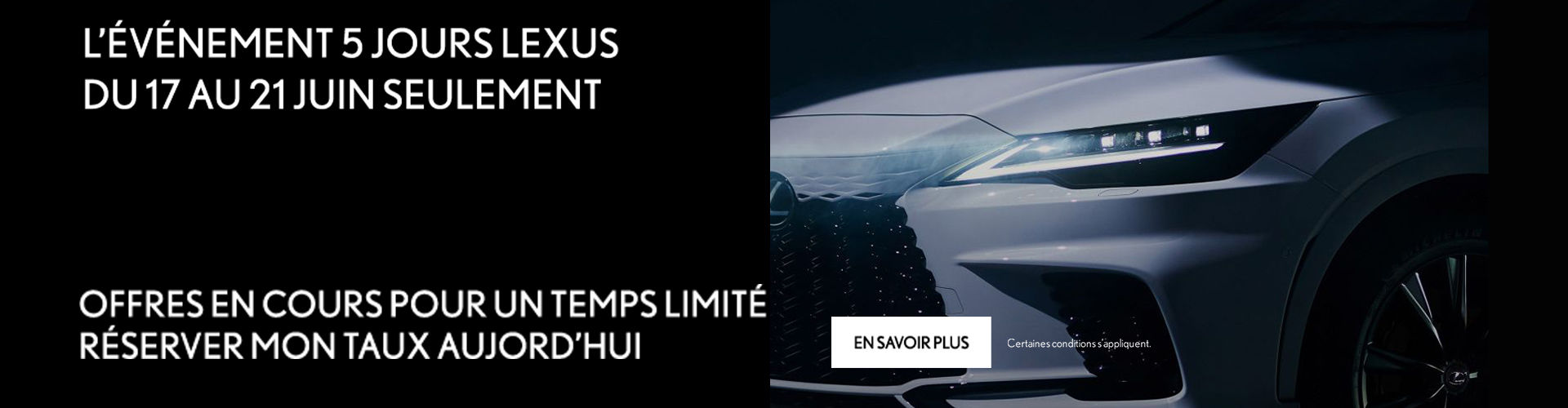 Lexus - Évènement 5 Jours