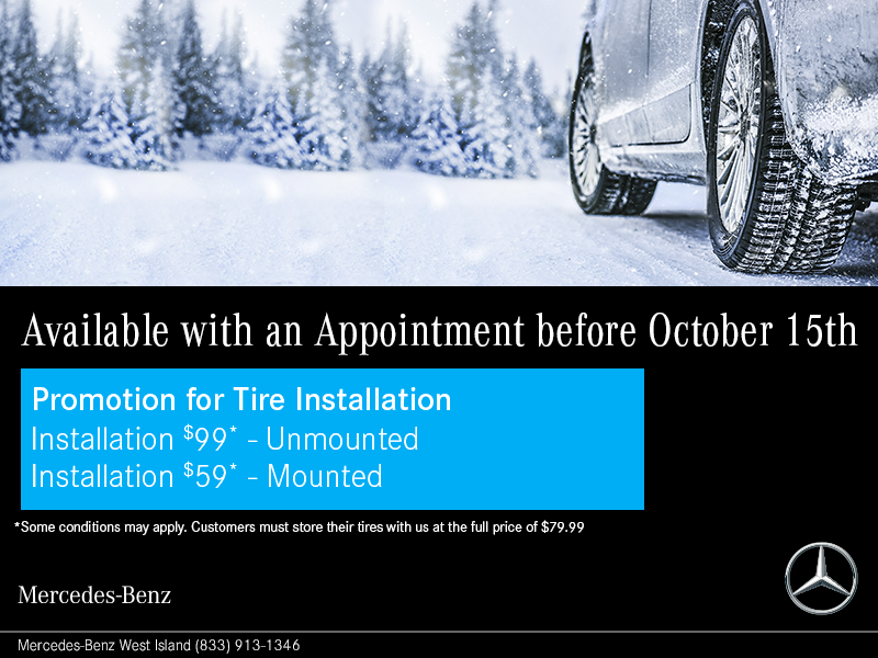 Promotion for Tire Installation