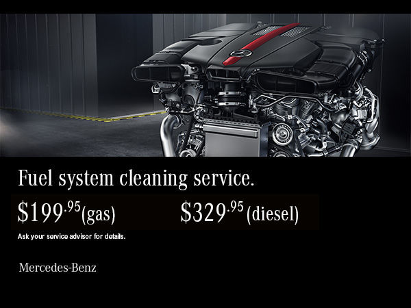Fuel system cleaning service