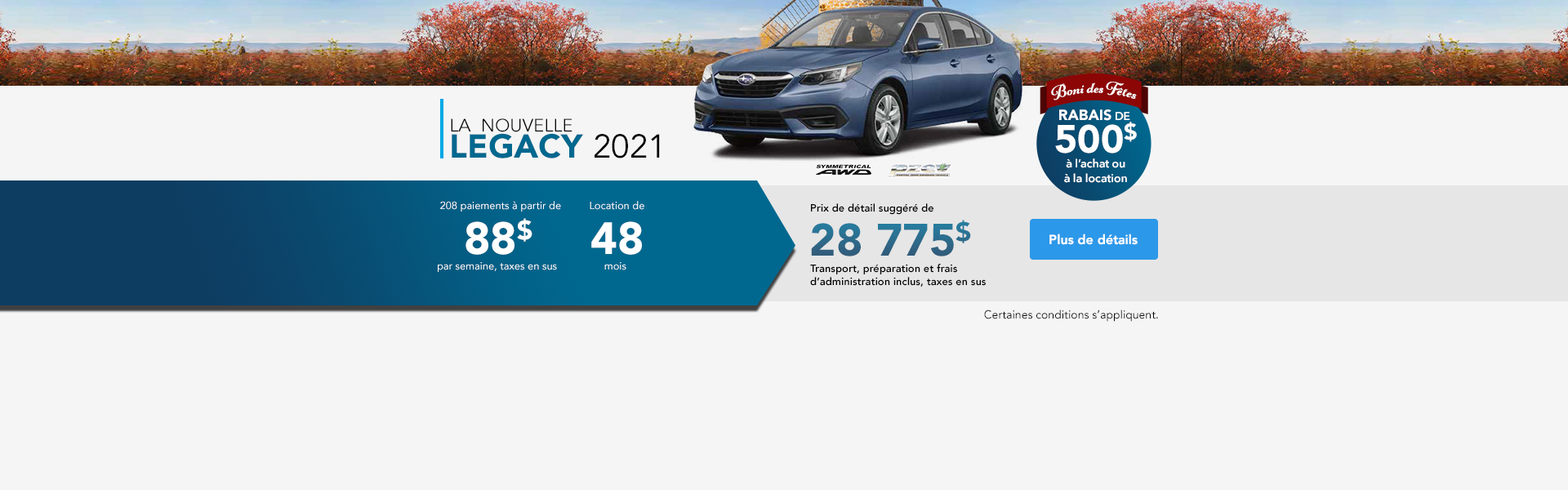 Subaru des Sources Concessionnaire Subaru à Dorval