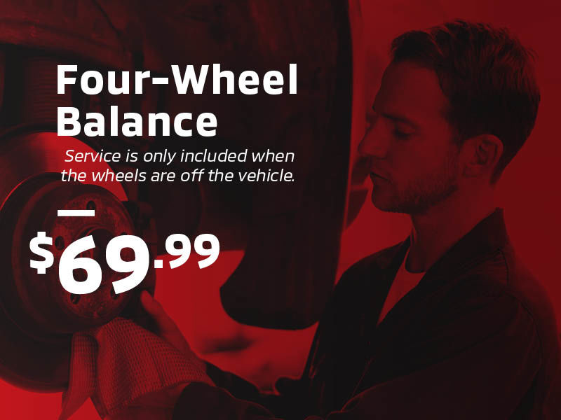 Four-Wheel Balance: $69.99