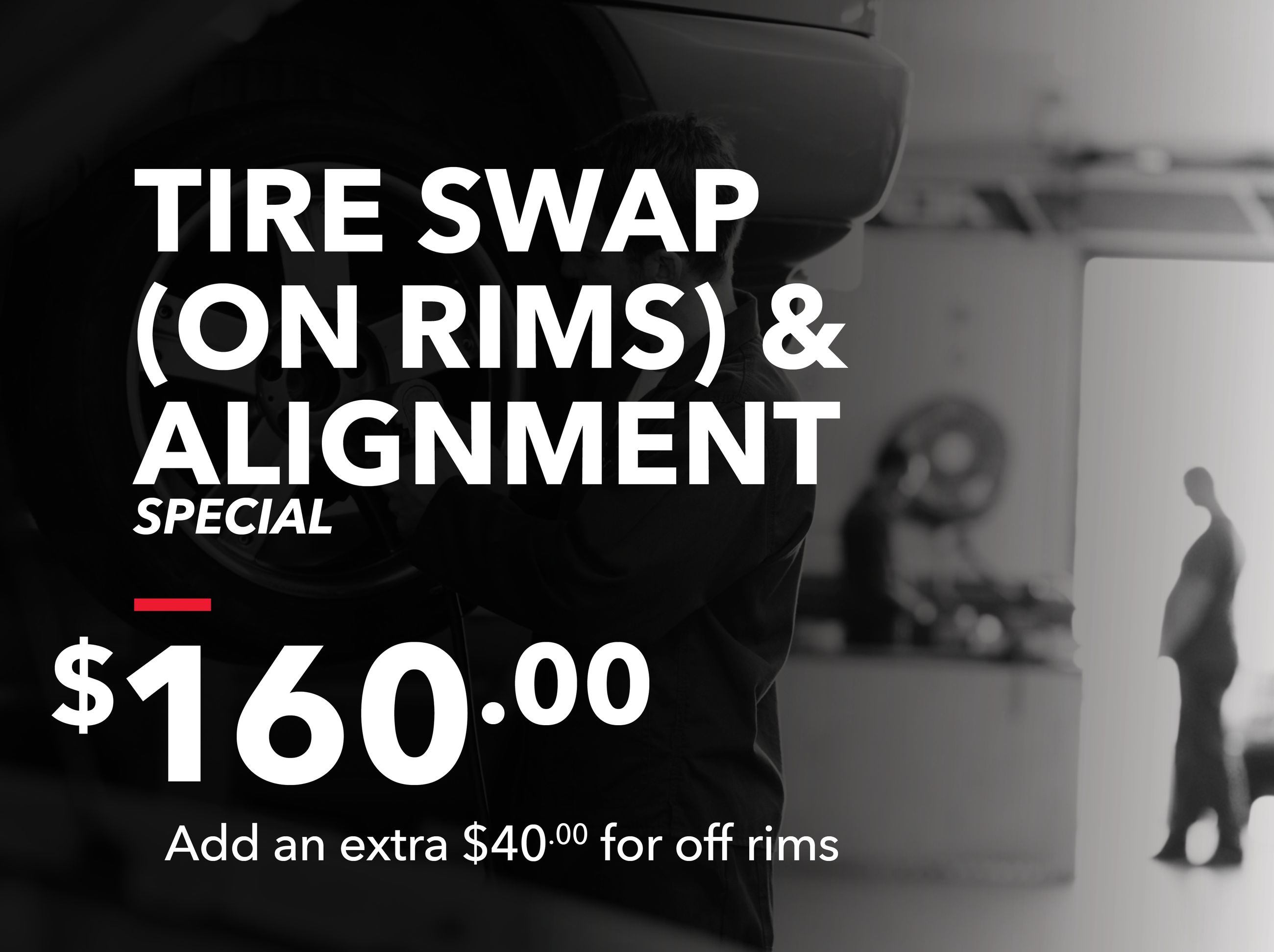 Bolton Toyota in Bolton Tire Swap and Alignment Special
