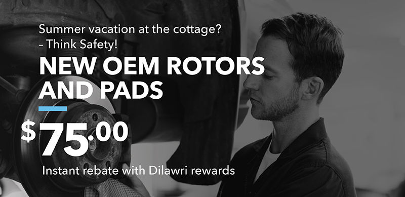 New OEM Rotors and Pads Special