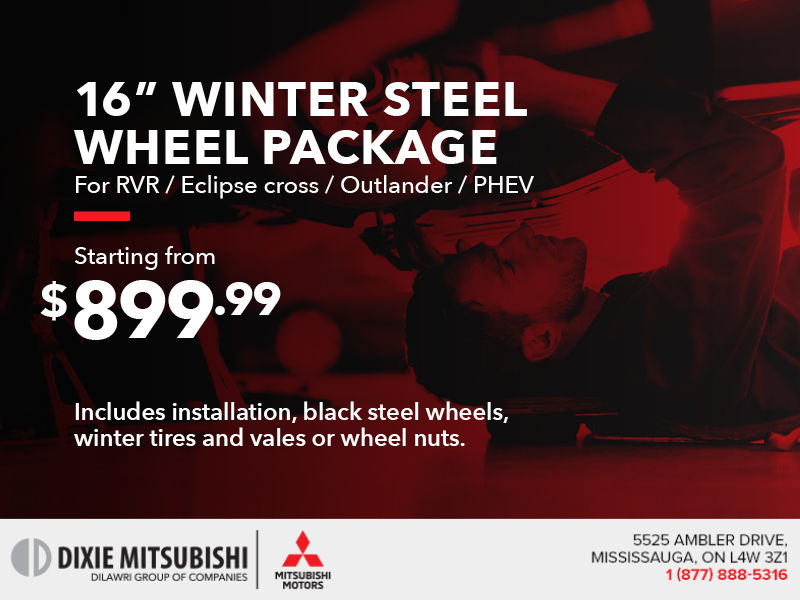 16 inch Winter Steel Wheel Package
