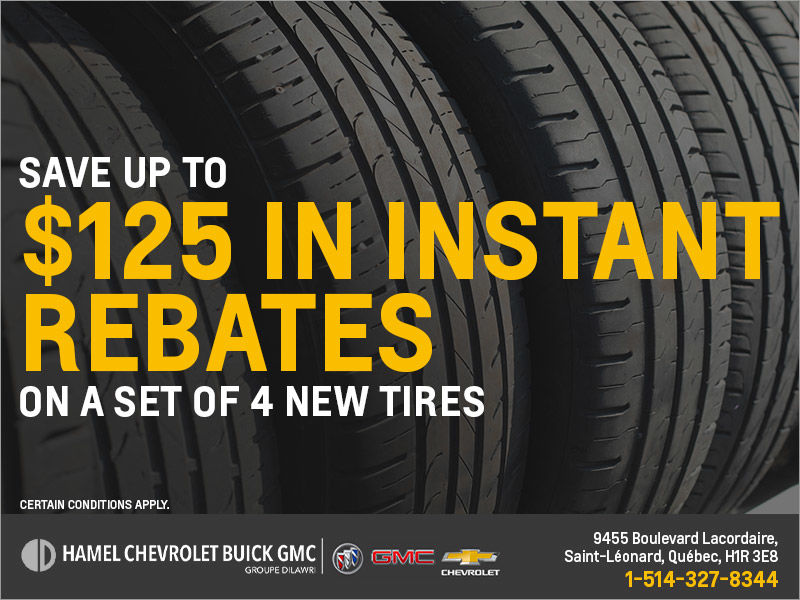 Tire rebate offer