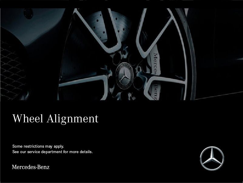 MercedesBenz Langley Wheel alignment special