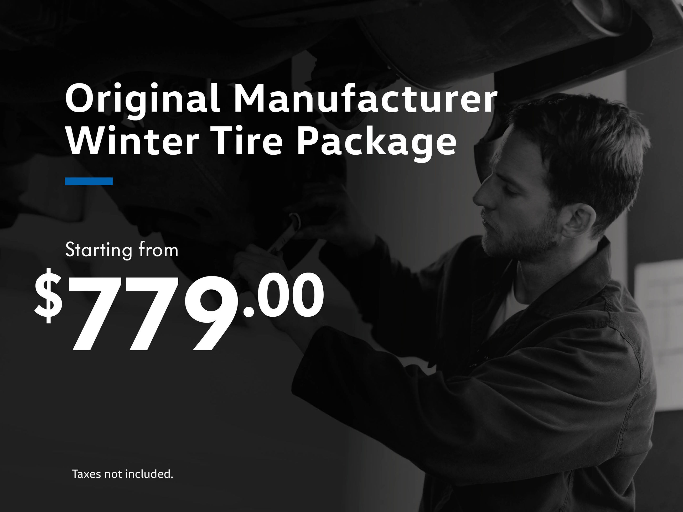 Original Manufacturer Winter Tire Package